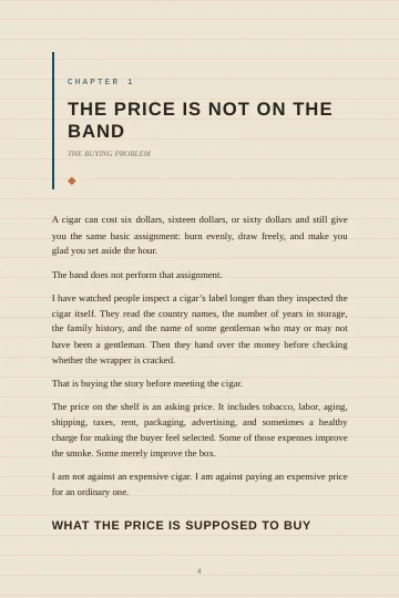 Interior sample page from Don't Pay for the Band, chapter 1